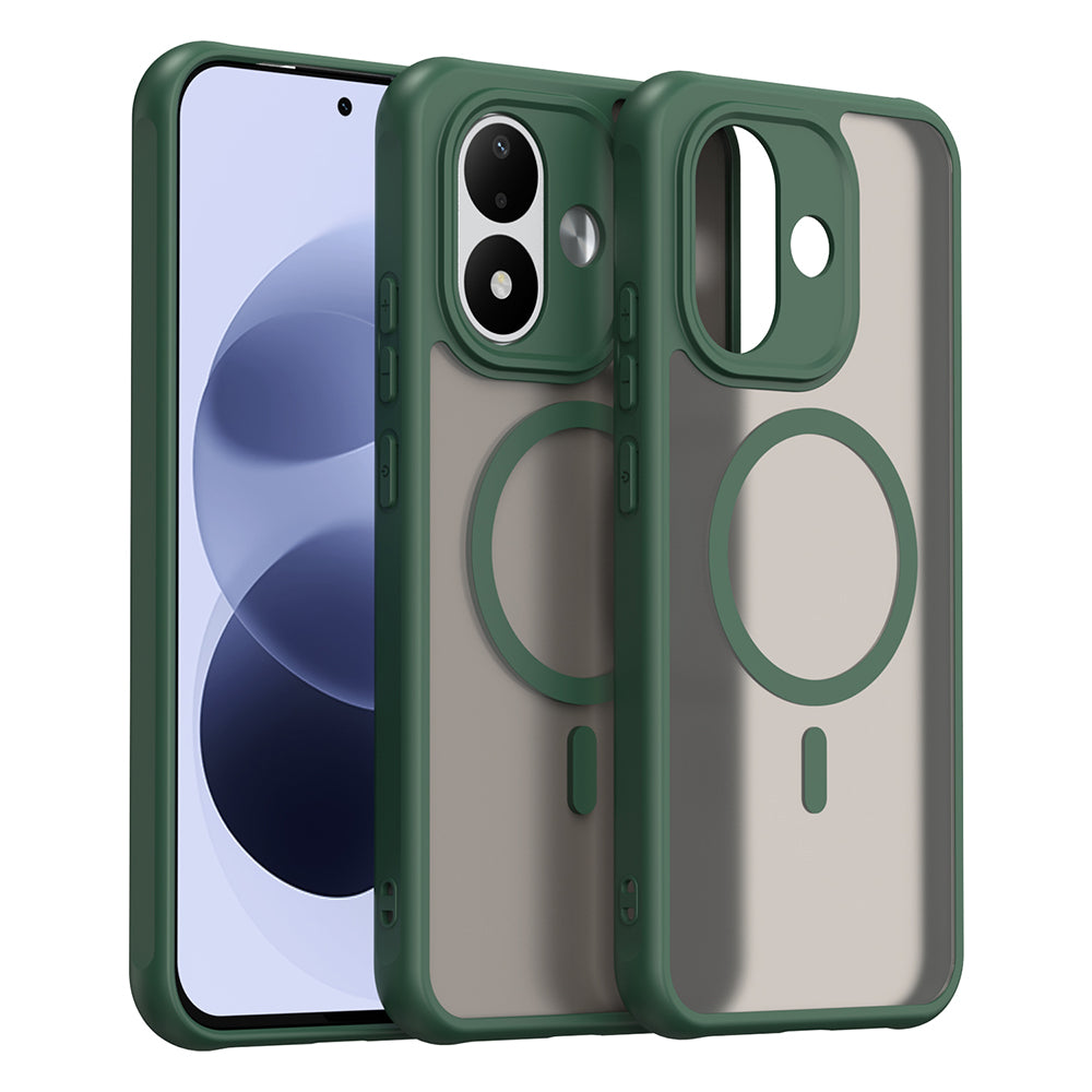 MagSafe Case for Xiaomi Redmi Note 17 Pro, Techsuit, HaloFrost II, Green