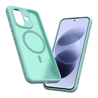 MagSafe Case for Xiaomi Redmi Note 17 Pro, Techsuit, HaloFrost II, Light Green