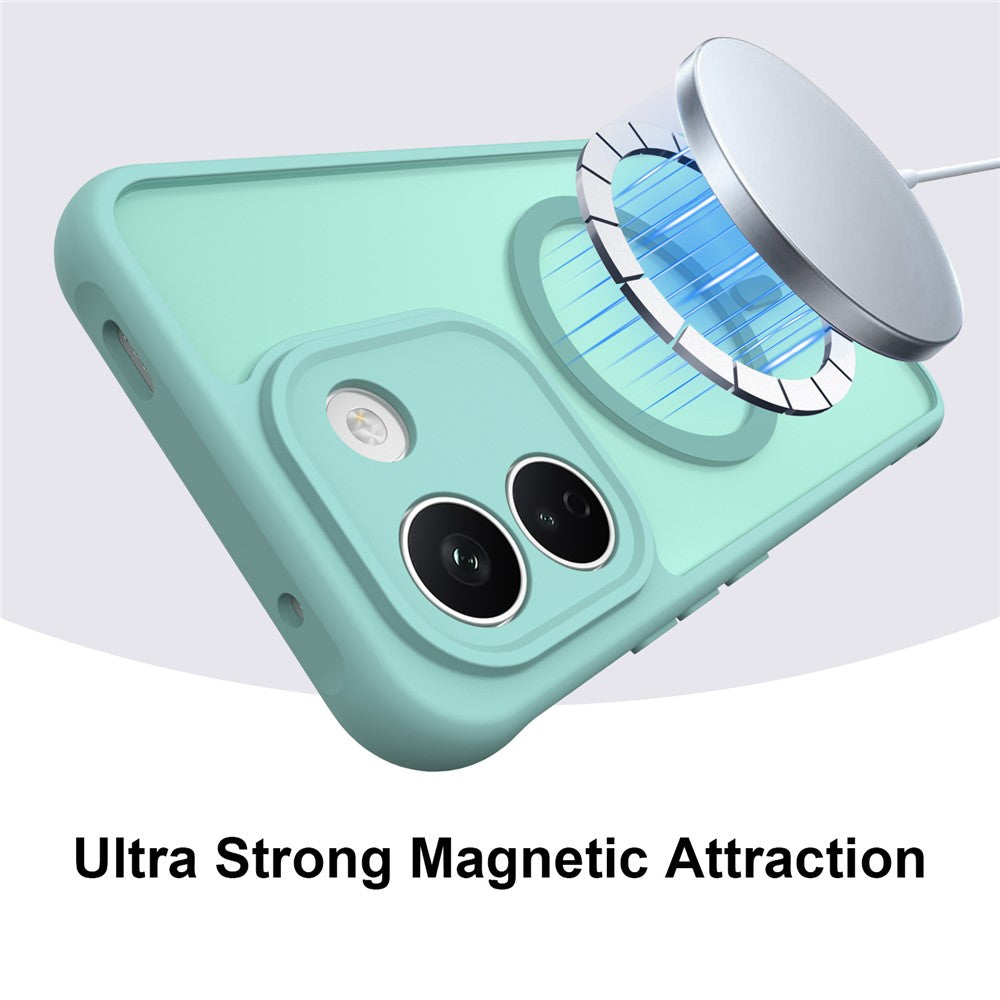 MagSafe Case for Xiaomi Redmi Note 17 Pro, Techsuit, HaloFrost II, Light Green