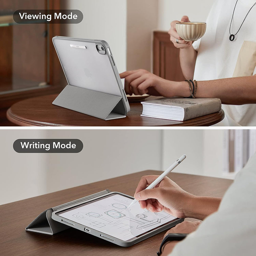 Case for Apple iPad (2025) / (2022), ESR, Ascend Hybrid, Gray