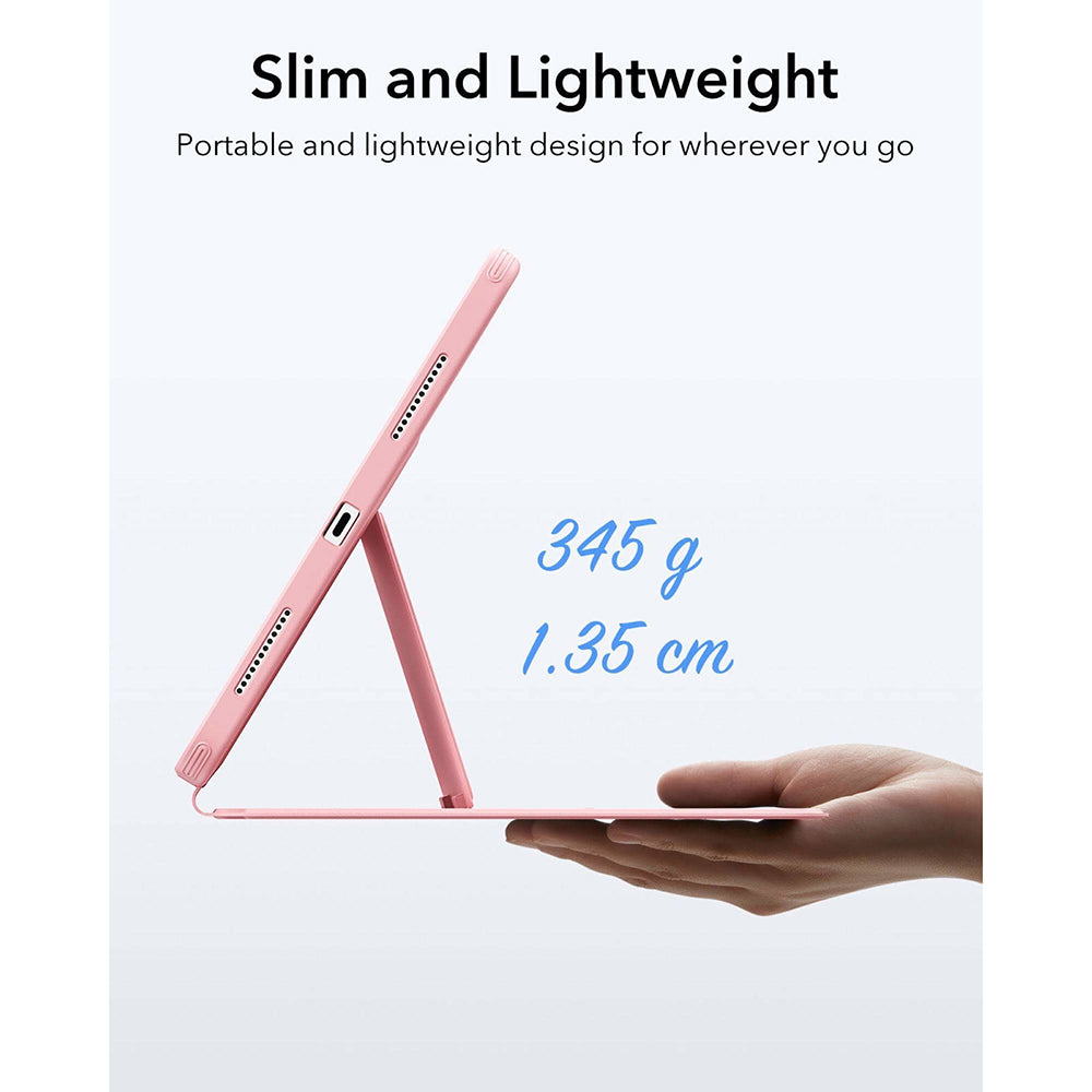 Case for Apple iPad (2025) / (2022), ESR, Flip Hybrid, Pink