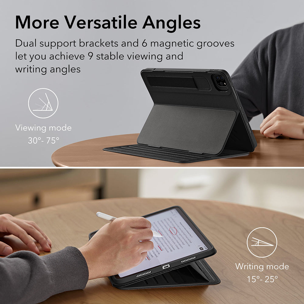 Case for Apple iPad Air 11 (2026) / iPad Air 11 (2025) / Air 11 (2024) / Air (2022) / Air (2020), ESR, Shift, Black