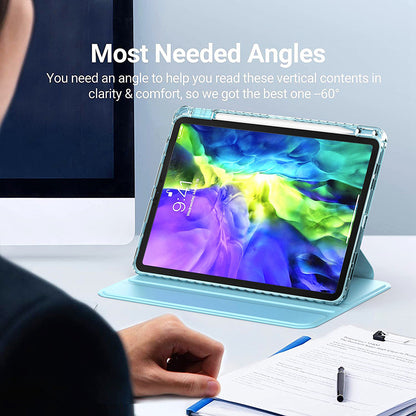 Case for Apple iPad Pro 11 (2024), Techsuit, Crystal Vision, Purple