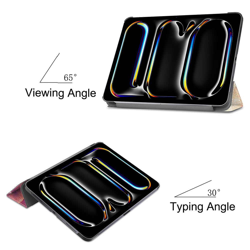 Case for Apple iPad Pro 13 (2024), Techsuit, FoldPro Galaxy, Multicolor