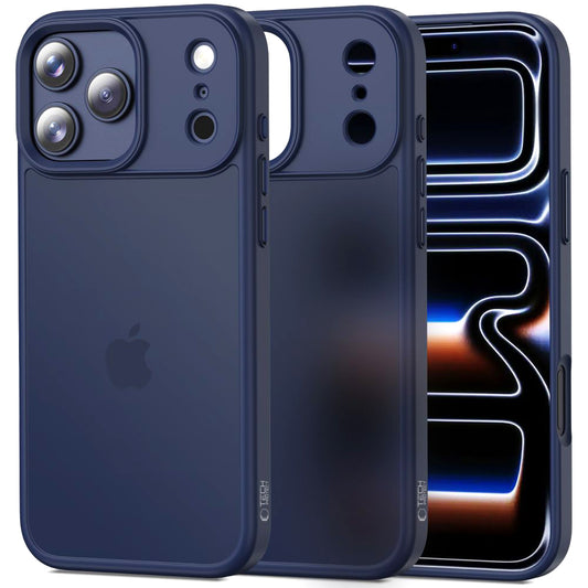 Case for Apple iPhone 17 Pro, Tech-Protect, Magmat, Matte Navy Blue