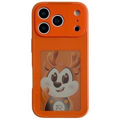 Case for Apple iPhone 17 Pro, OEM, Customized E-Ink Display, Orange
