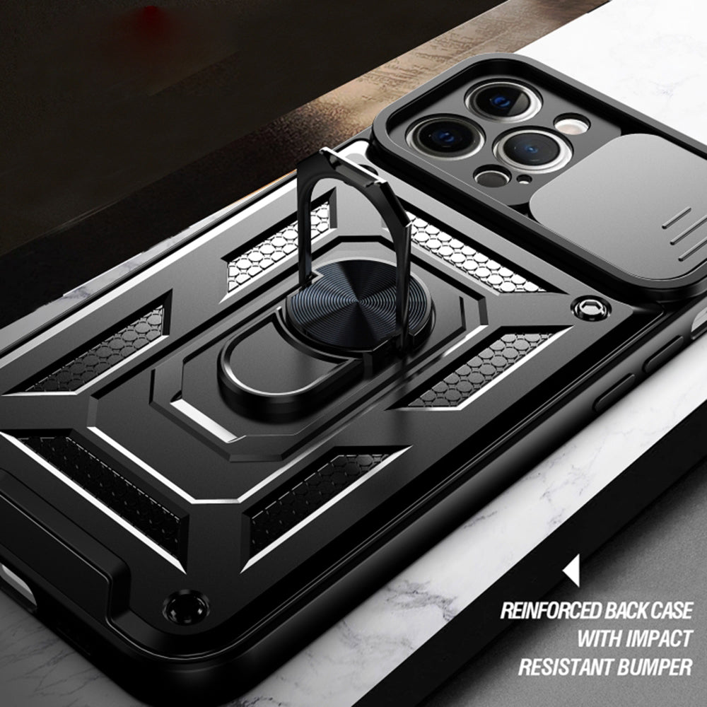 Case for Apple iPhone 11 Pro Max, Techsuit, CamShield, Black