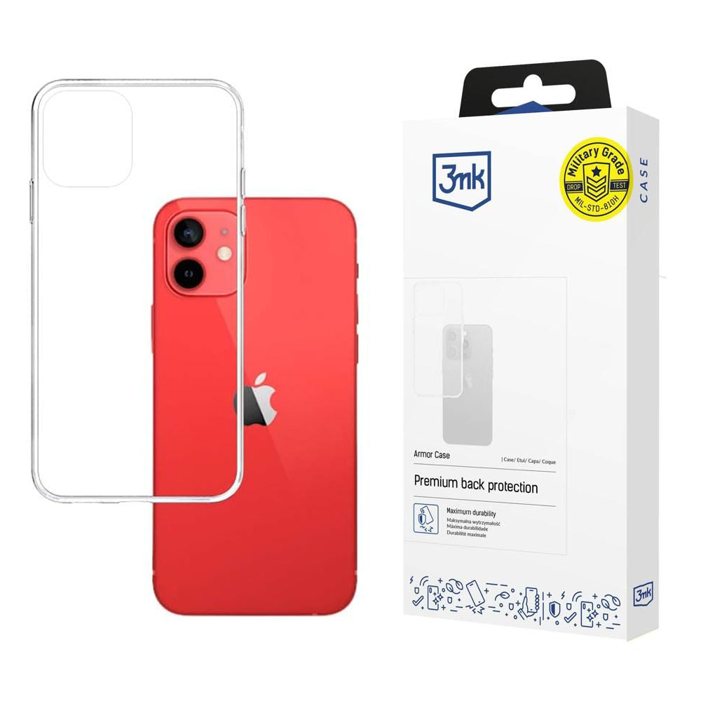 Case for Apple iPhone 12 / 12 Pro, 3MK, Armor, Transparent