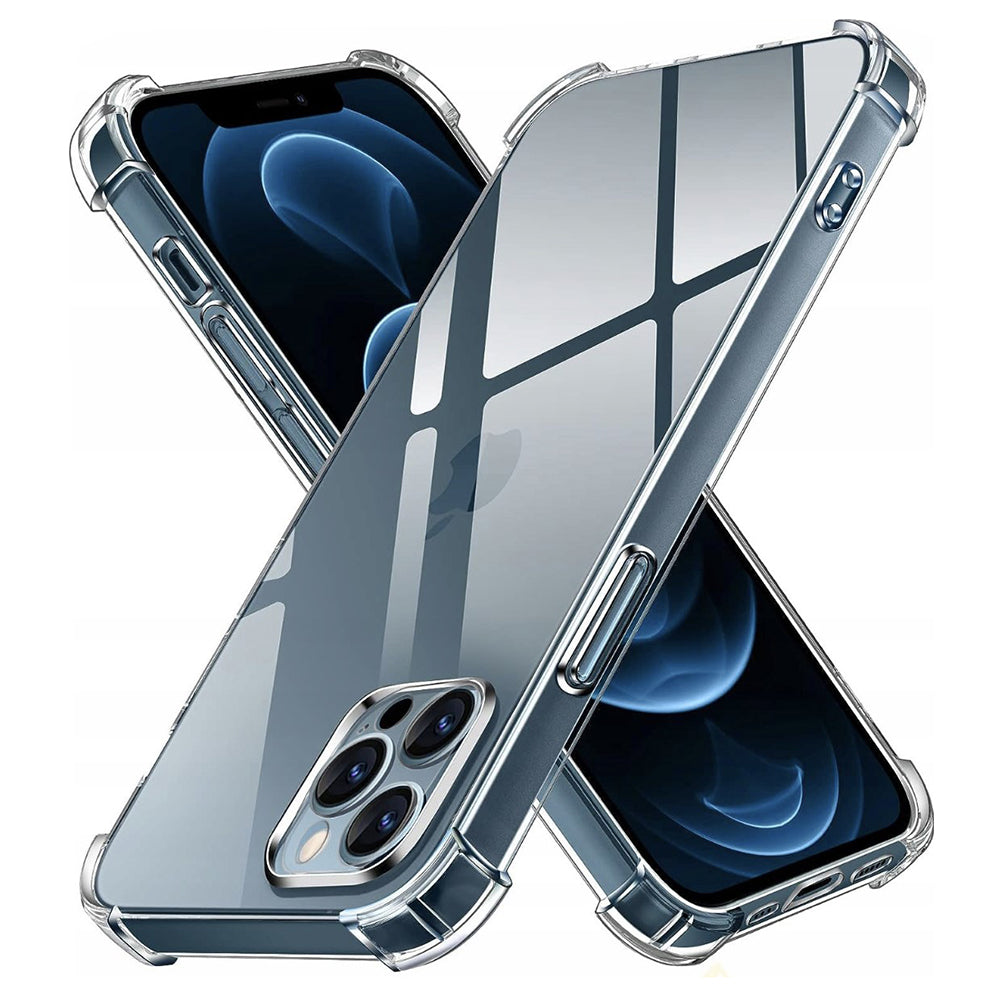 Case for Apple iPhone 12 Pro Max, Techsuit, Shockproof Clear, Transparent