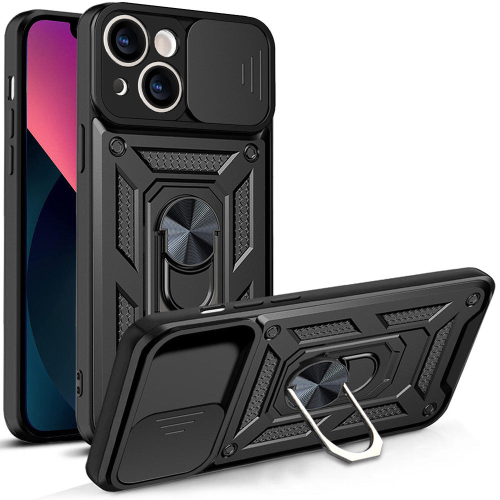 Case for Apple iPhone 13, Techsuit, CamShield, Black