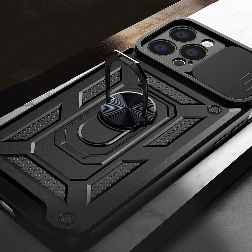 Case for Apple iPhone 13, Techsuit, CamShield, Black
