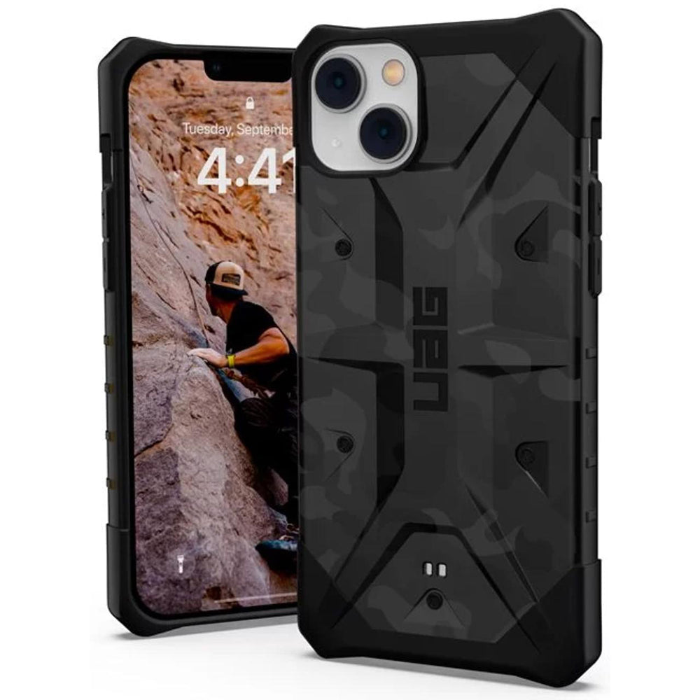 Case for Apple iPhone 14 Plus, Urban Armor Gear, Pathfinder SE Midnight Camo, Camouflage