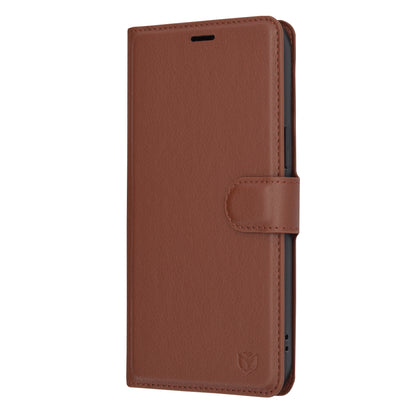 Case for Apple iPhone 14 Pro Max, Techsuit, Leather Folio, Brown