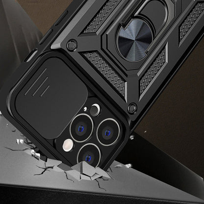 Case for Apple iPhone 14 Pro, Techsuit, CamShield, Black