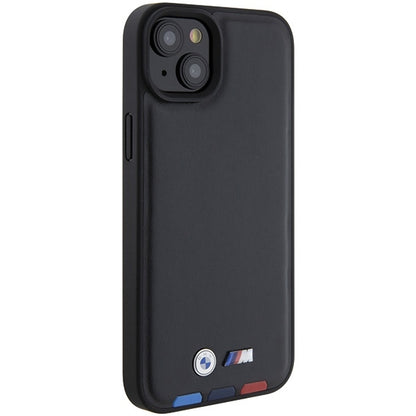 Case for Apple iPhone 15 Plus, BMW, Tricolor Stamp, Black