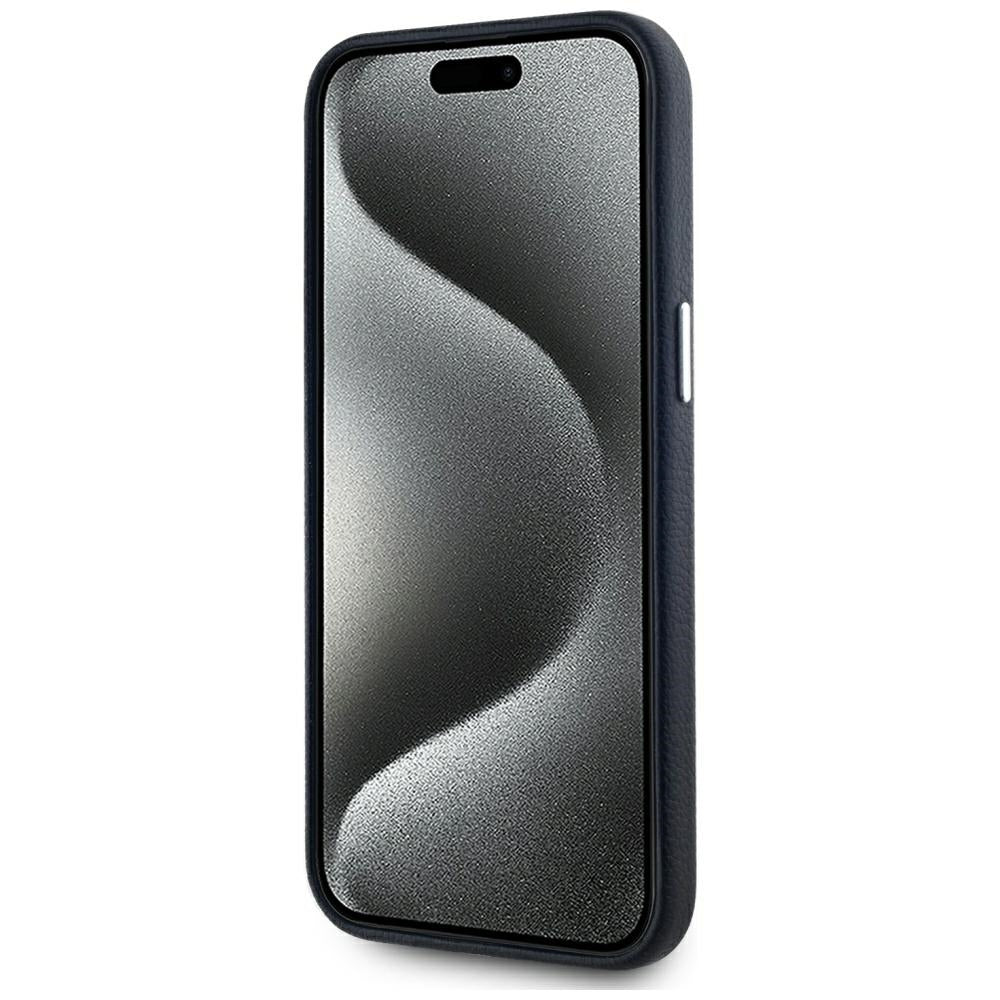 Case for Apple iPhone 15 Pro, Karl Lagerfeld, Grained Hotel RSG, Black