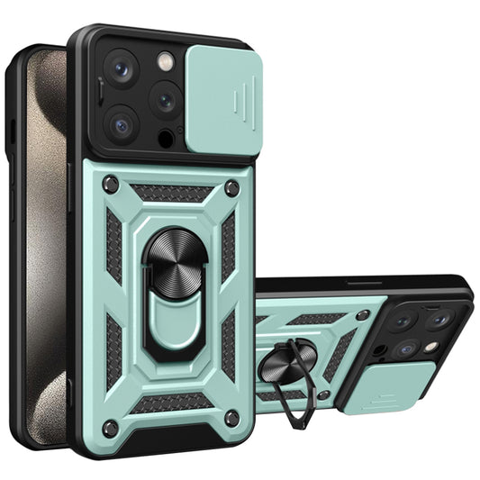 Case for Apple iPhone 15 Pro Max, Techsuit, CamShield, Green