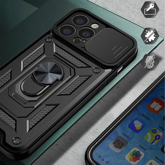 Case for Apple iPhone 15 Pro Max, Techsuit, CamShield, Green