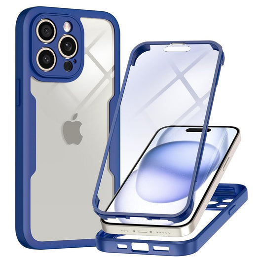 Case for Apple iPhone 15 Pro Max, Techsuit, ColorVerse 360, Blue