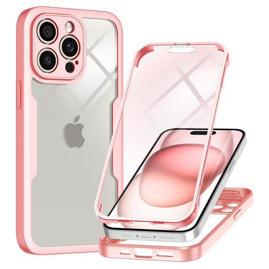 Case for Apple iPhone 15 Pro Max, Techsuit, ColorVerse 360, Pink