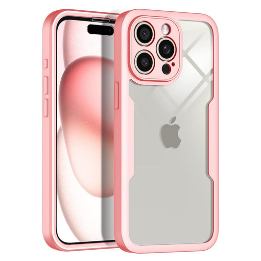 Case for Apple iPhone 15 Pro Max, Techsuit, ColorVerse 360, Pink