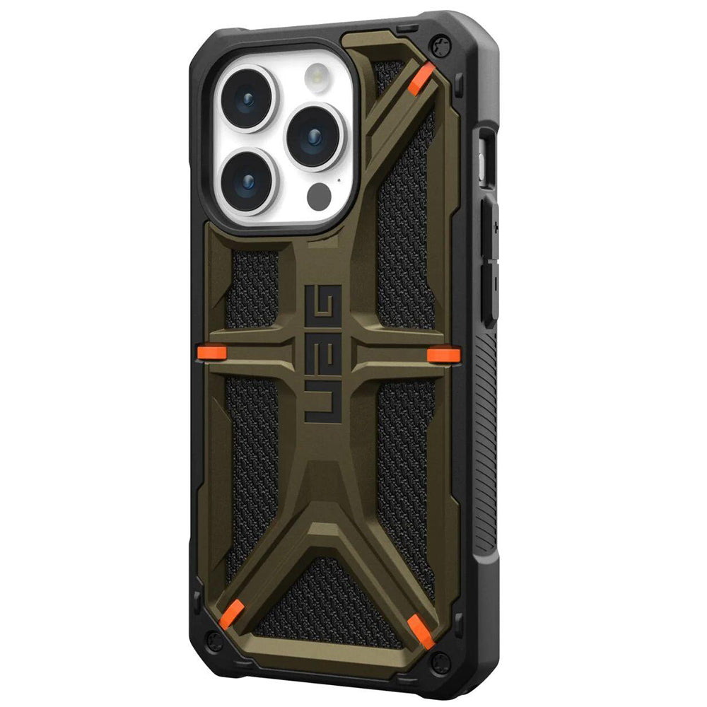 Case for Apple iPhone 15 Pro Max, Urban Armor Gear, Monarch Kevlar, Green