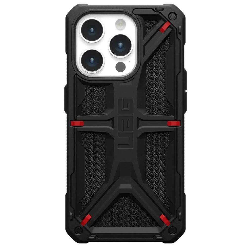 Case for Apple iPhone 15 Pro, Urban Armor Gear, Monarch Kevlar, Black