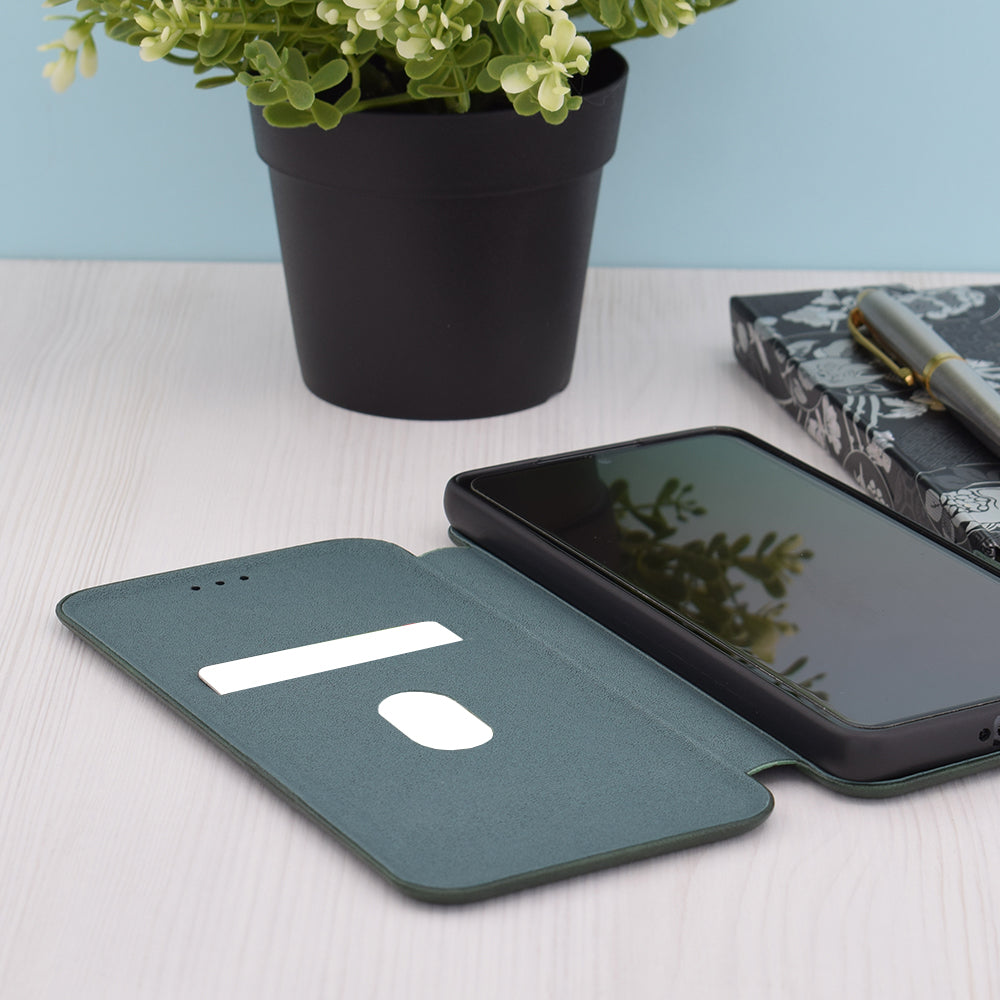 Case for Apple iPhone 15, Techsuit, Safe Wallet Plus, Green