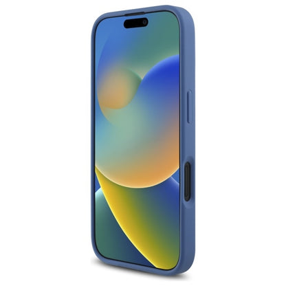 Case for Apple iPhone 16, Guess, 4G Big Logo, Blue