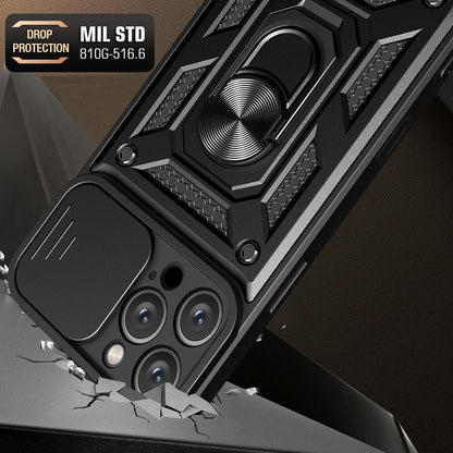 Case for Apple iPhone 16 Pro Max, Techsuit, CamShield, Black