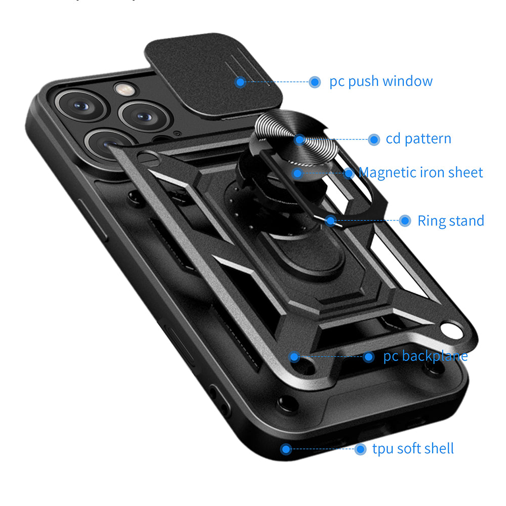 Case for Apple iPhone 16 Pro Max, Techsuit, CamShield, Green