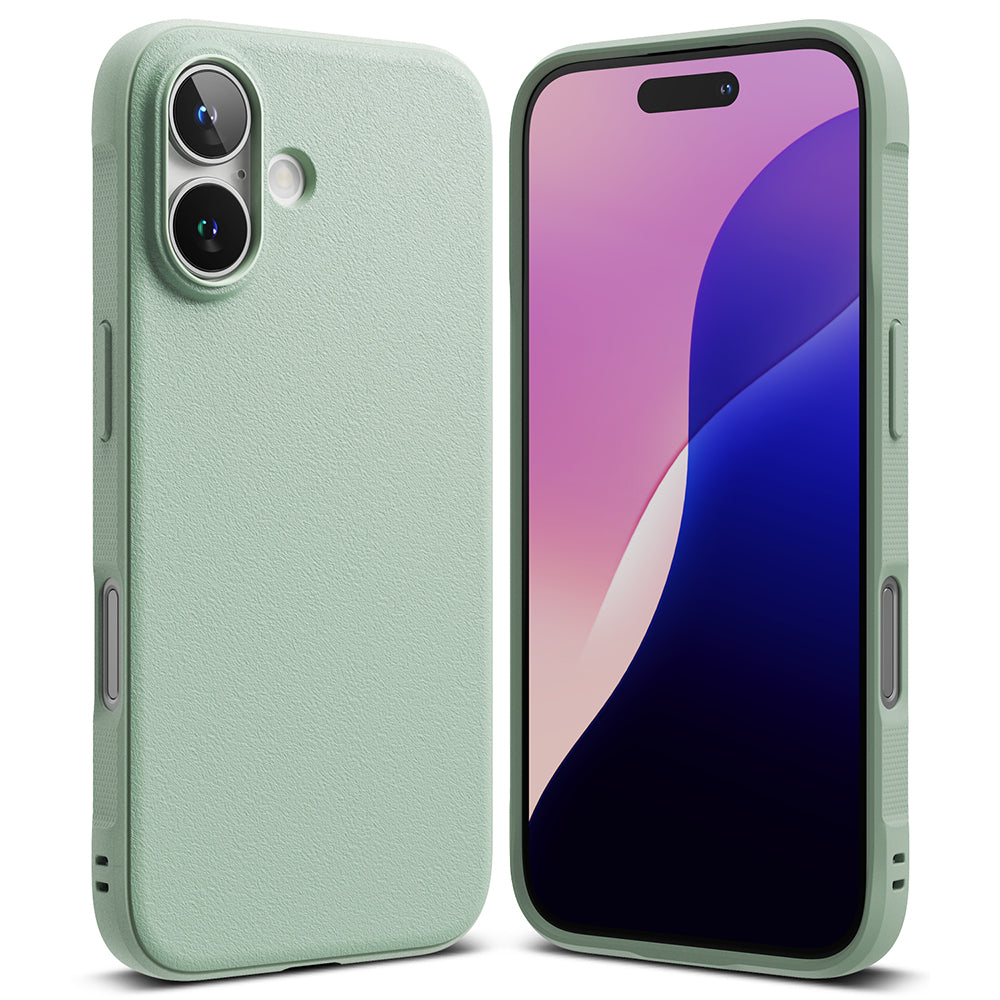 Case for Apple iPhone 16, Ringke, Onyx, Light Green
