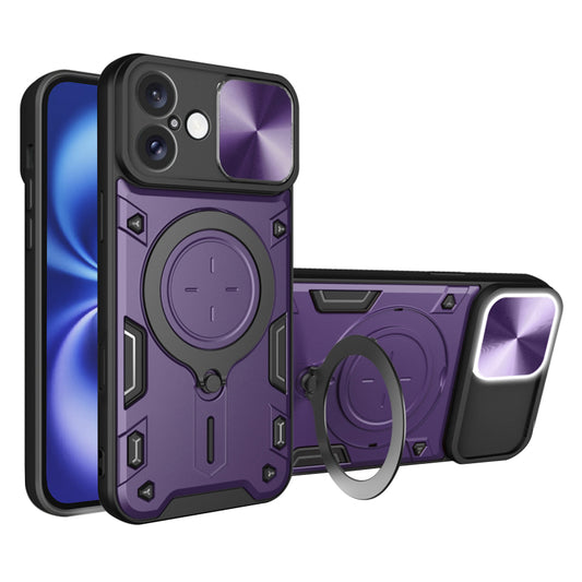 Case for Apple iPhone 16, Techsuit, CamGuard Pro, Purple