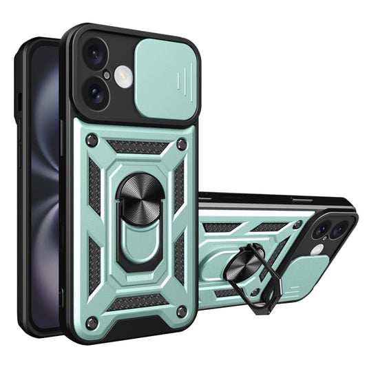 Case for Apple iPhone 16, Techsuit, CamShield, Green
