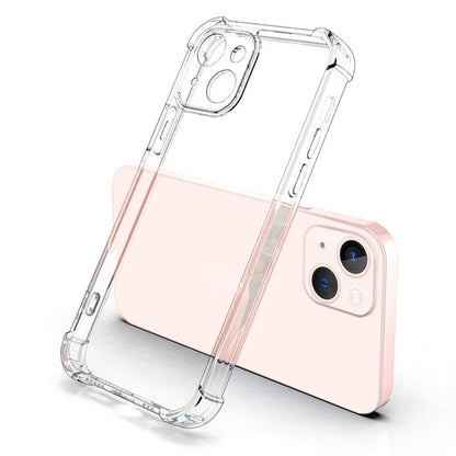 Case for Apple iPhone 16, Techsuit, Shockproof Clear, Transparent