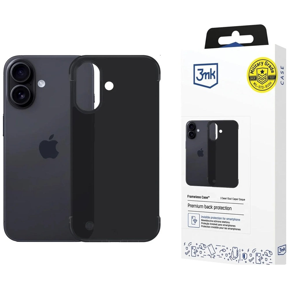 Case for Apple iPhone 17, 3MK, Just20g, Black
