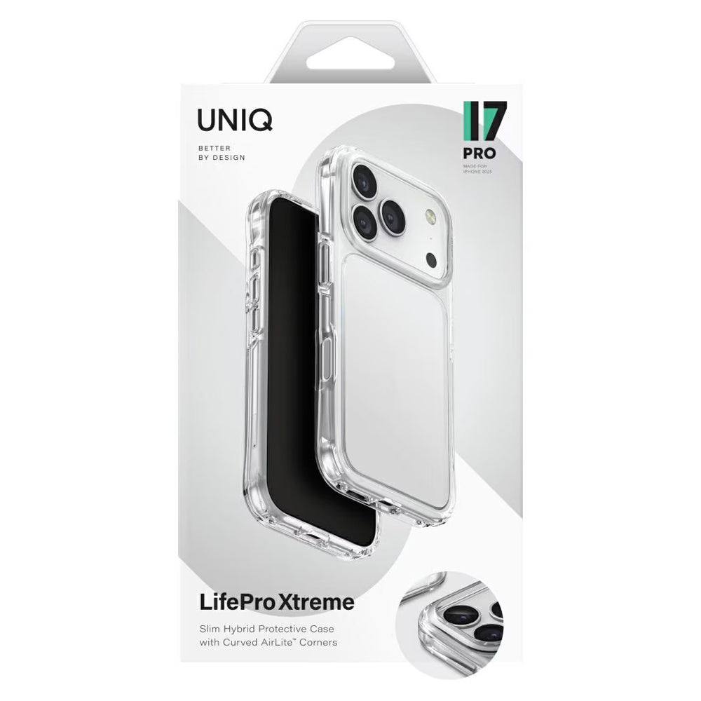 Case for Apple iPhone 17 Pro Max, UNIQ, LifePro Xtreme, Transparent