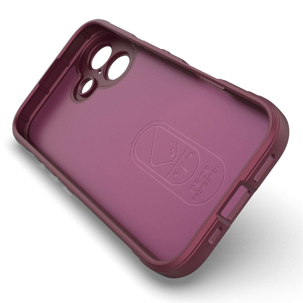 Case for Apple iPhone 17, Techsuit, Magic Shield, Cherry Red