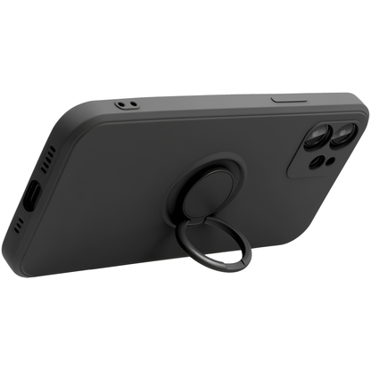 Case for Apple iPhone 16 Plus, OEM, Silicone Ring, Black