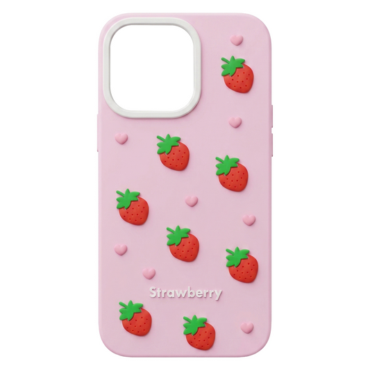 Case for Apple iPhone 17 Pro, OEM, Strawberry, Pink