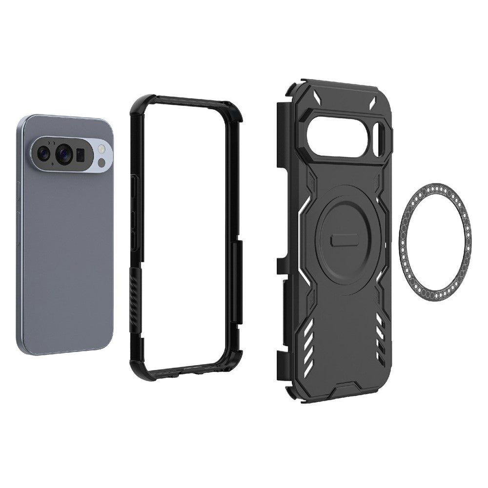 MagSafe Case for Google Pixel 10 Pro / 10, Techsuit, ArmorMag, Black