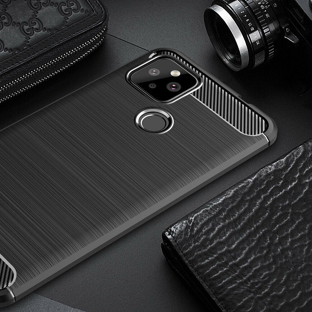 Case for Google Pixel 4a 5G, Techsuit, Carbon, Black
