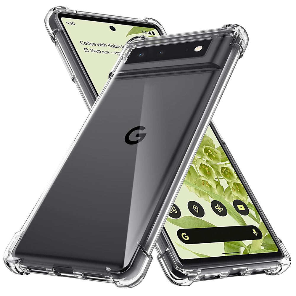 Case for Google Pixel 6 Pro, Techsuit, Shockproof Clear, Transparent