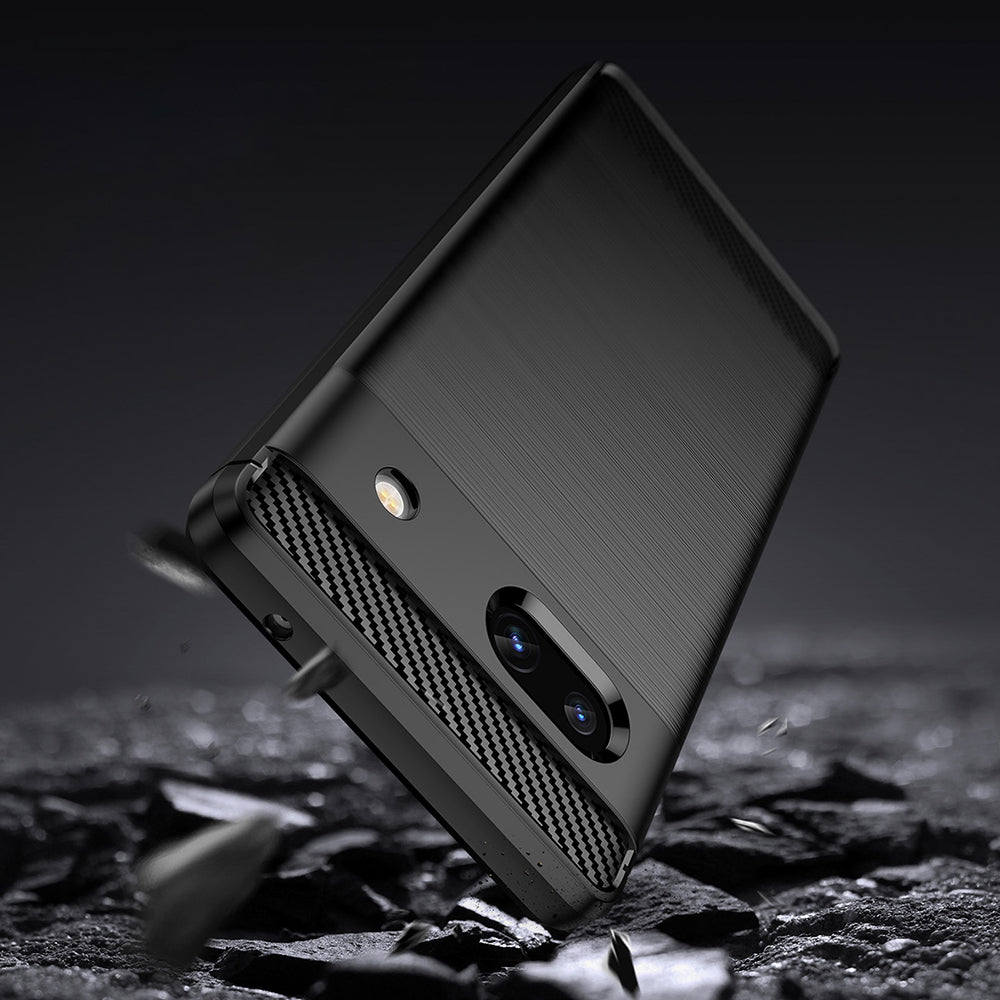 Case for Google Pixel 7a, Techsuit, Carbon, Black