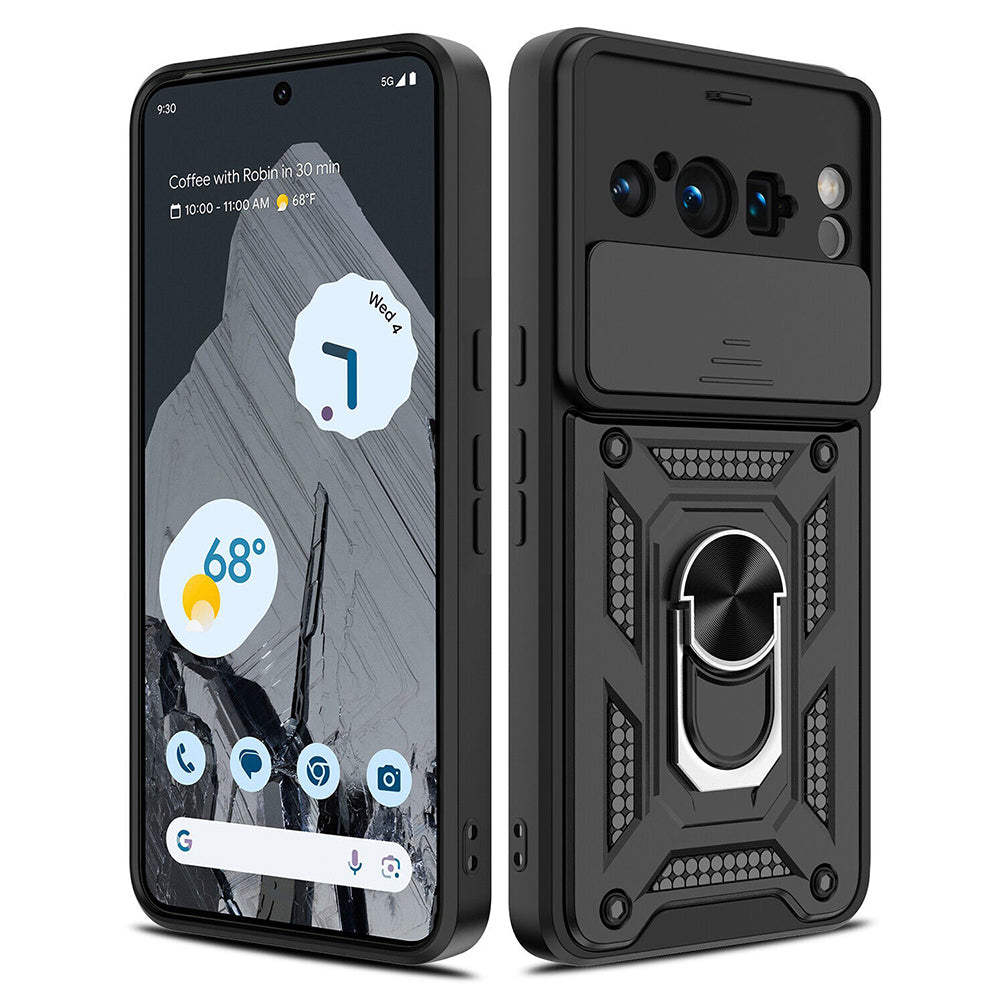 Case for Google Pixel 8 Pro, Techsuit, CamShield, Black