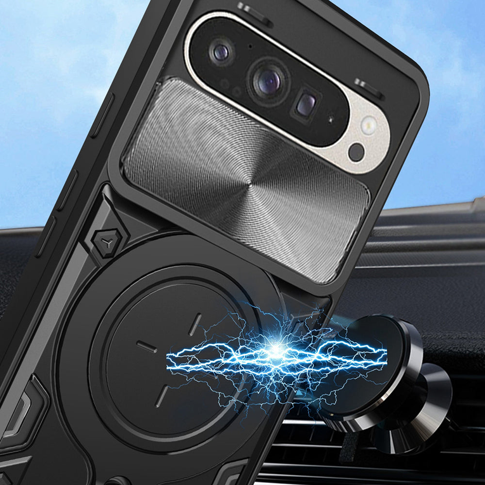 Case for Google Pixel 9 / 9 Pro, Techsuit, CamGuard Pro, Purple