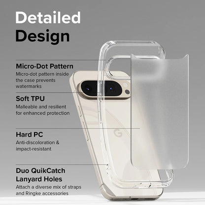 Case for Google Pixel 9 Pro XL, Ringke, Fusion, Matte Transparent