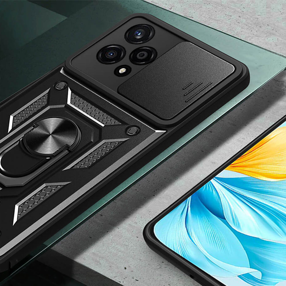 Case for Honor 200, Techsuit, CamShield, Green