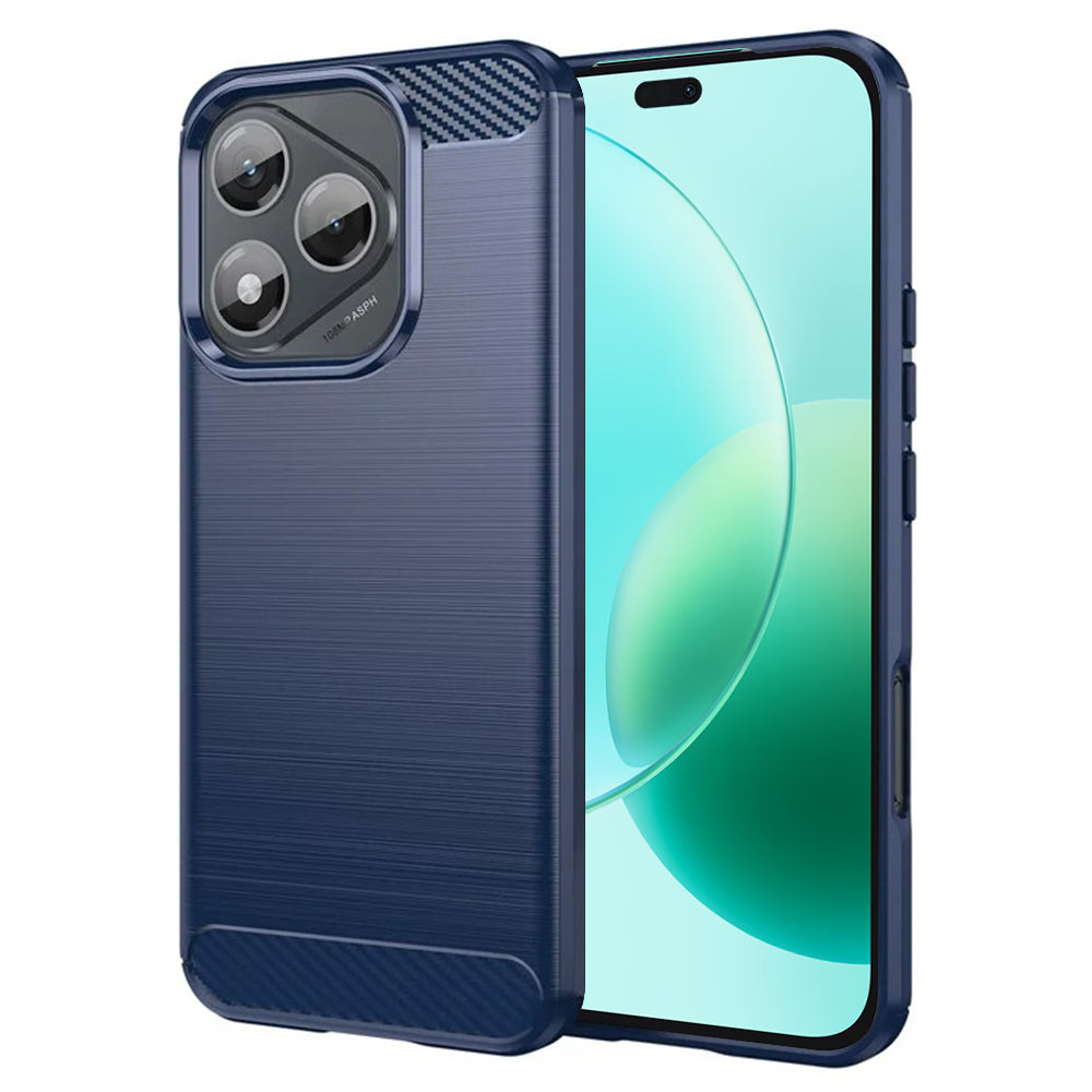 Case for Honor 400 Lite, Techsuit, Carbon, Blue