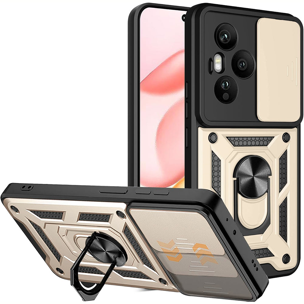 Case for Honor 400 Pro, Techsuit, CamShield, Gold